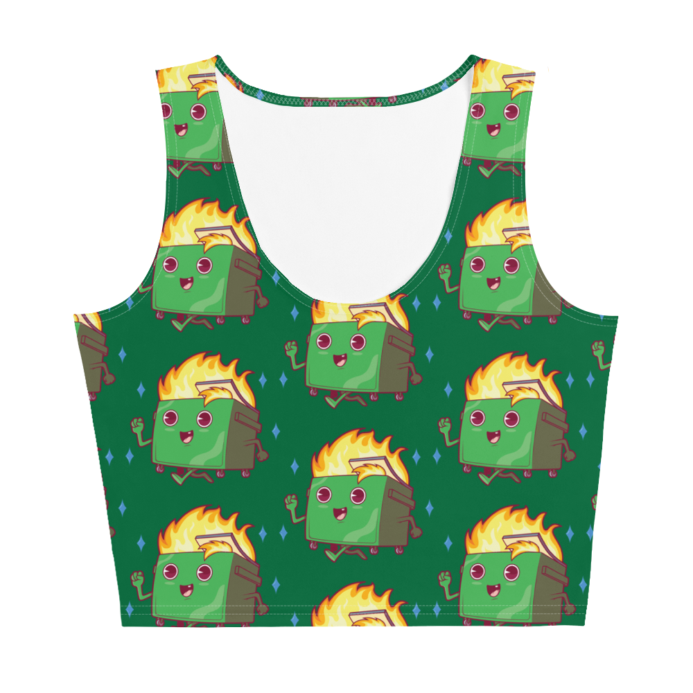 Dumpster Fire Crop Top