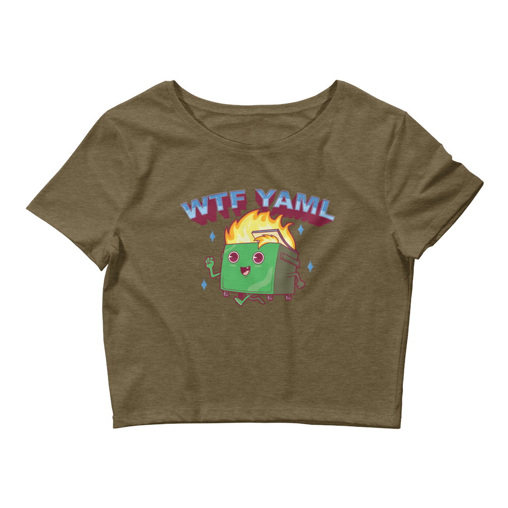 WTF YAML Crop Tee