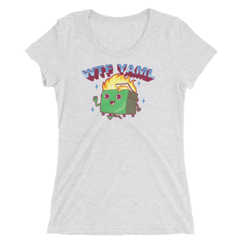 WTF YAML Womens T-Shirt